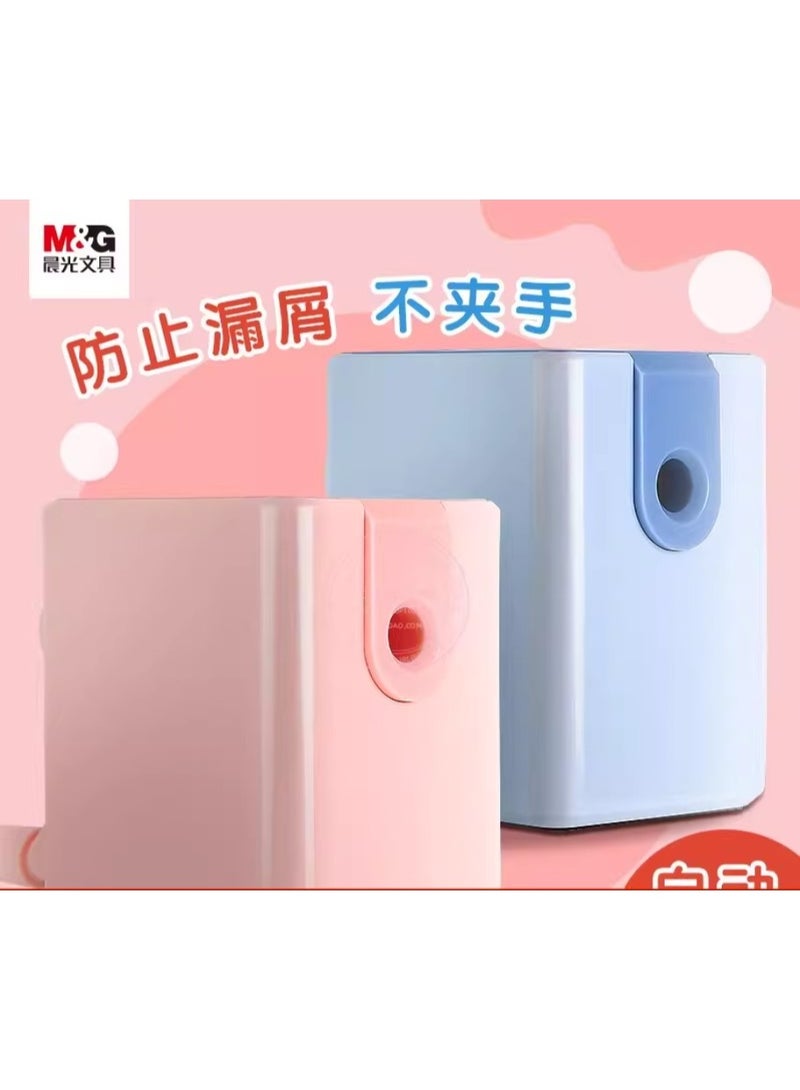 ام اند جي M&G Chenguang Automatic Pencil Sharpener with Anti-Spill Design Hand-Cranked Manual Pencil Sharpener - 1pcs - No: APS906H1 - Image 4